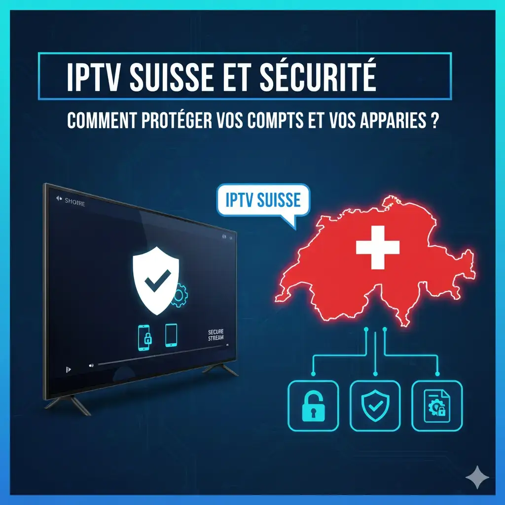 iptv suisse, abonnement iptv, iptv légal, iptv suisse pas cher, chaînes tv, streaming, 4K, fibre optique, appareils compatibles, m3u, test iptv, vod, android tv, firestick, smart tv