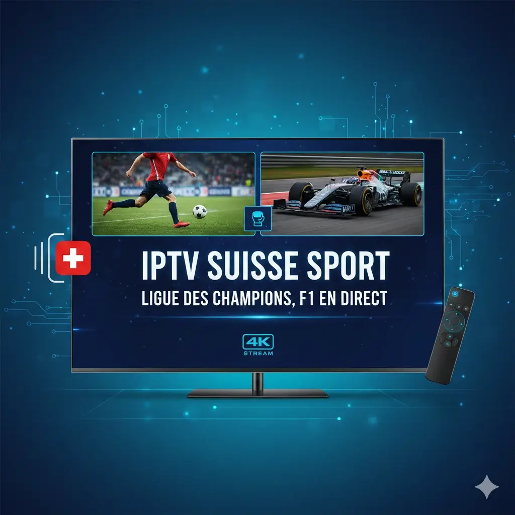 iptv suisse, abonnement iptv, iptv légal, iptv suisse pas cher, chaînes tv, streaming, 4K, fibre optique, appareils compatibles, m3u, test iptv, vod, android tv, firestick, smart tv