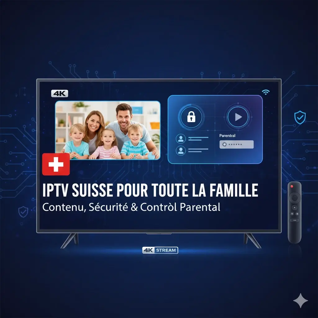 iptv suisse, abonnement iptv, iptv légal, iptv suisse pas cher, chaînes tv, streaming, 4K, fibre optique, appareils compatibles, m3u, test iptv, vod, android tv, firestick, smart tv