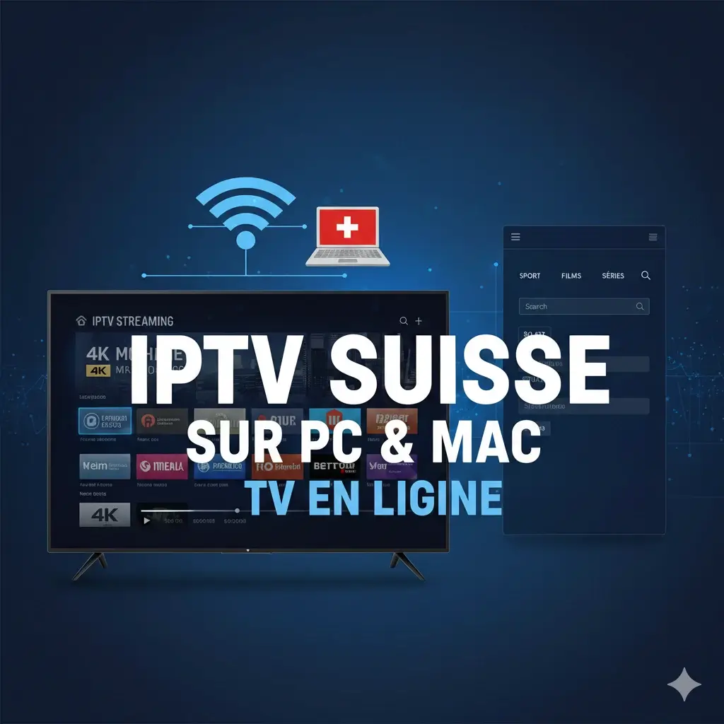 iptv suisse, abonnement iptv, iptv légal, iptv suisse pas cher, chaînes tv, streaming, 4K, fibre optique, appareils compatibles, m3u, test iptv, vod, android tv, firestick, smart tv