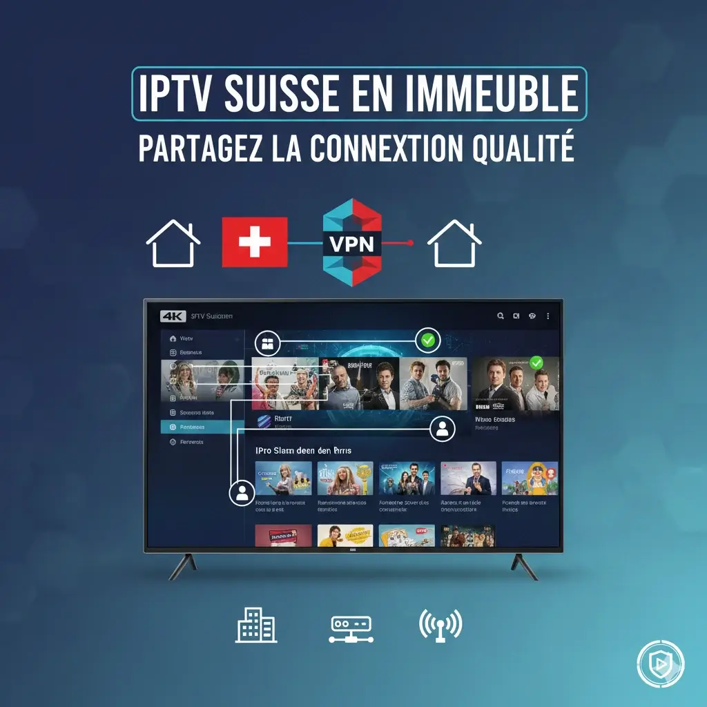 iptv suisse, abonnement iptv, iptv légal, iptv suisse pas cher, chaînes tv, streaming, 4K, fibre optique, appareils compatibles, m3u, test iptv, vod, android tv, firestick, smart tv